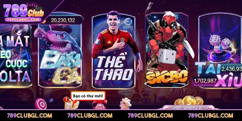 Game hot 789club tụ hợp nhiều phiên bản mới lạ