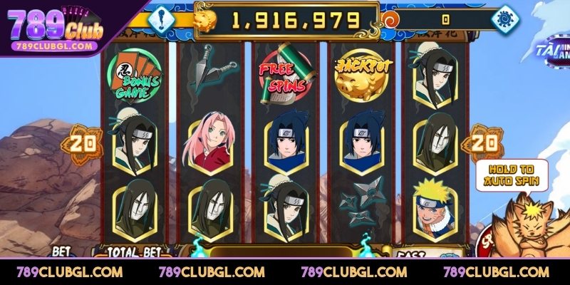Naruto - Siêu phẩm slots nổi bật tại nền tảng
